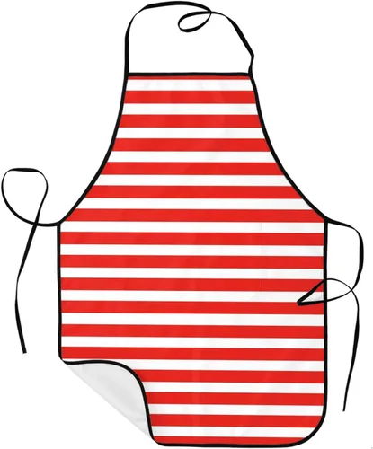Miniatura 40 de Sigouyinei Delantales para mujeres con bolsillos, delantal para hombres, delantal adecuado para chefs camareros, técnicos de uñas para hornear