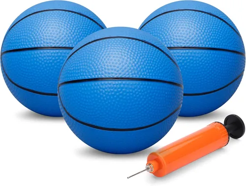 Miniatura 11 de Mini baloncesto de 6 pulgadas para mini aro de baloncesto, pequeña bola de repuesto para sobre el aro de la puerta, pelota pequeña de PVC