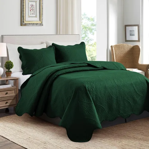 Miniatura 410 de MOONLIGHT20015 Edredón tamaño King (106 x 96 pulgadas) con 2 fundas de almohada (20 x 36 + 2 pulgadas) para todas las estaciones, juego de cama Azul