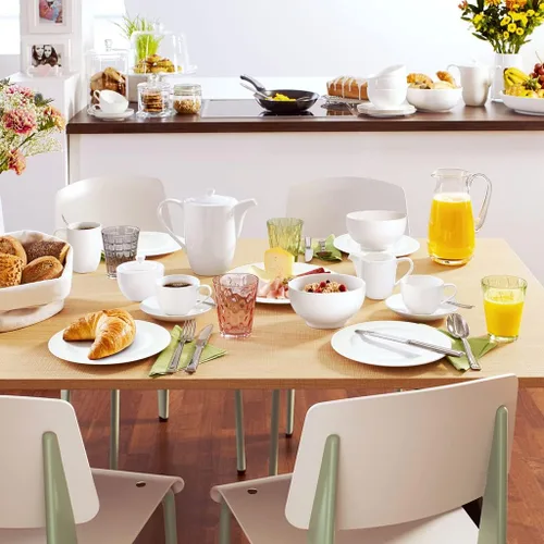 Miniatura 2 de Villeroy & Boch For Me - Azúcar cubierto, 10 onzas, porcelana premium, blanco