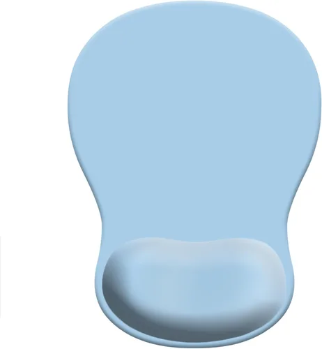 Miniatura 30 de Alfombrilla de mouse ergonómica con soporte para muñeca, cómoda alfombrilla de mouse para computadora con base de poliuretano antideslizante