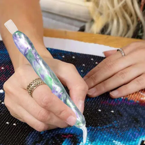Miniatura 2 de Praise V Do Kit de herramientas de accesorios de pintura artística de diamante para adultos, bolígrafo de taladro de arte de diamante 5D, puntas