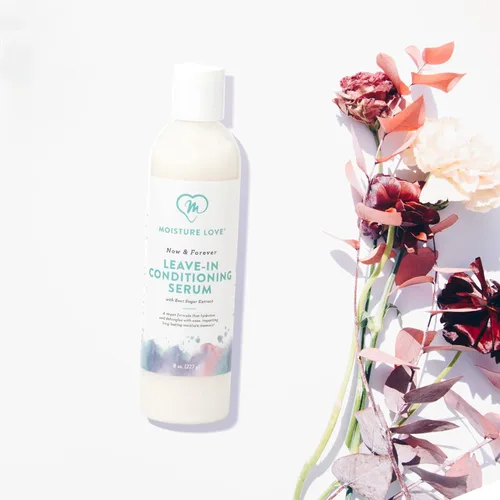 Miniatura 4 de Now & Forever Sérum acondicionador sin enjuague para cabello rizado. Hidrata, suaviza tus rizos. Hidrata, desenreda tu cabello y antiencrespamiento.