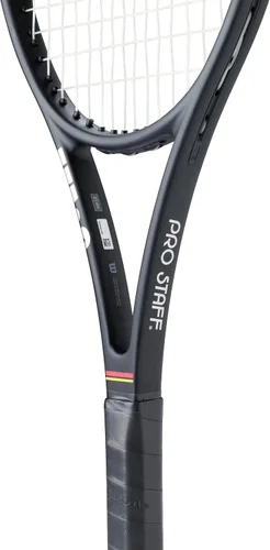 Miniatura 6 de Wilson Pro Staff 97L - Raquetas de tenis clásicas para adultos, ensartadas con Sensation 16 Natural en tensión de rango medio