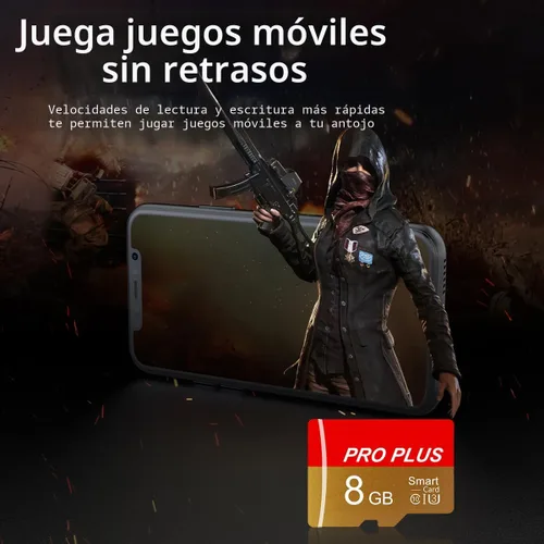 Miniatura 5 de Paquete de 2 tarjetas TF de 8GB con adaptador, tarjeta de memoria de alta velocidad, UHS-I C10 A1 tarjeta TF de memoria para tablet/teléfono