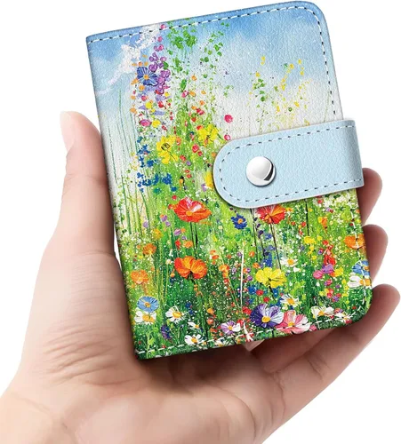 Miniatura 11 de Álbum de Fotos Pequeño Floral Vintage para Películas de 2x3 Pulgadas, 56 Bolsillos Mini Álbum Lindo Libro para Polaroid Fujifilm Instax Mini Cámara