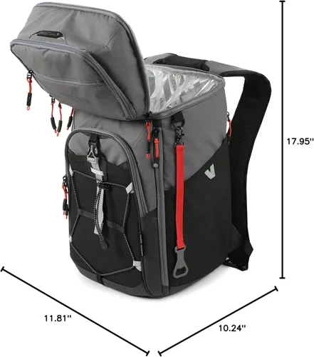 Miniatura 11 de La hielera Titan Deep Freeze Ice Wall mochila con bolsa para 30 latas y paquetes de hielo Piel de tiburón.