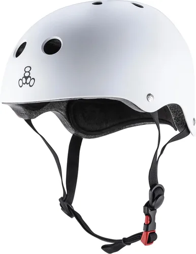Miniatura 18 de Triple Eight Casco de bicicleta y monopatín con doble certificación Blanco mate