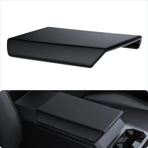 Miniatura 12 de BASENOR Funda para consola central mejorada para Tesla Modelo Y Modelo 3, funda de reposabrazos de TPU antideslizante, accesorios interiores