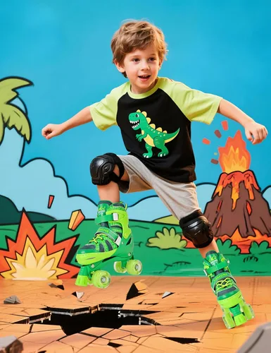 Miniatura 5 de NEMONE - Patines de sirena con ruedas iluminadas y 4 tamaños ajustables para niñas, azul y morado, para niños pequeños, para principiantes, de D
