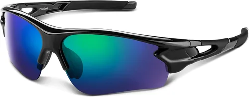 Miniatura 20 de BEACOOL Polarized Sports Sunglasses for Men Women Youth Baseball Fishing Cycling Running Golf Motorcycle Tac Glasses UV400 Negro rojo