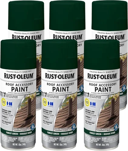 Miniatura 13 de Rust-Oleum 285217 Pintura en aerosol para accesorios de techado, 12 onzas, color madera envejecida Roble (Weathered Wood)