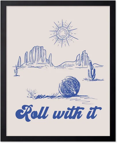 Miniatura 72 de Poster Master Póster de You've Yeed Your Last Haw, estampado retro de vaquero azul, arte occidental, arte moderno, arte del salvaje oeste, regalo