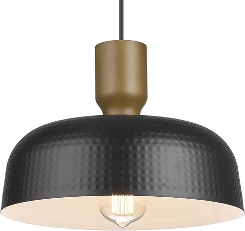 Miniatura 10 de Luces Colgantes de Estilo Rústico, Lámparas Colgantes Ajustables con Pantalla de Metal Martillado, Iluminación Colgante de 18.1 Pulgadas para Isla