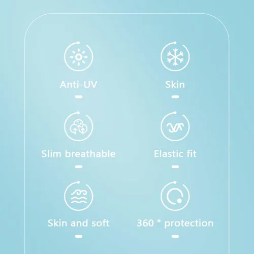 Miniatura 8 de Protección solar UPF 50 para mujer, para golf, deportes, protección UV, protector facial, pasamontañas reutilizable para ciclismo al aire libre