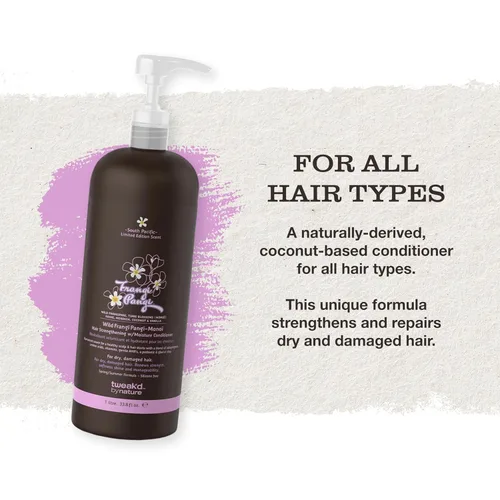 Miniatura 6 de Tweak'd by Nature - Restore Frangi Pangi-Monoi acondicionador fortalecedor del cabello, acondicionador profundo sin sulfatos para cabello seco