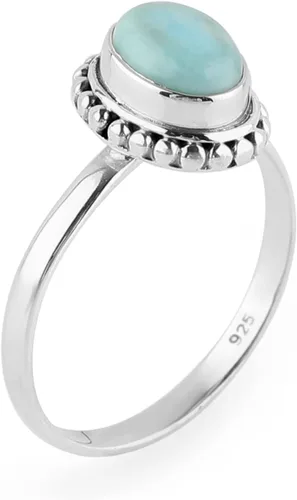 Miniatura 21 de 925 Sterling Silver Designer Ring Natural Gemstones & Brilliant Stones Handmade Bohemian Jewelry Healing Crystals Birthday Elegant Promise