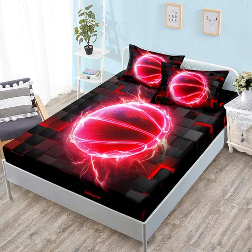 Miniatura 34 de HOSIMA Juego de ropa de cama, sábanas de microfibra de bolsillo profundo tamaño Queen de 61"×81" con 2 fundas de almohada, ropa de cama