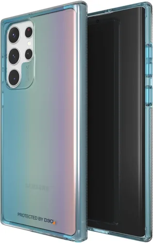 Miniatura 9 de ZAGG Gear4 Milan - Funda azul Aurora - que destaca el material de protección D3O para Samsung Galaxy S22 Ultra
