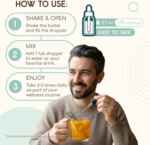 Miniatura 6 de HerbEra Herbal Cleanse Tintura Orgánica Sin Alcohol Fórmula de Desintoxicación y Limpieza, Suplemento de Extracto Hierba de Ajenjo Orgánica