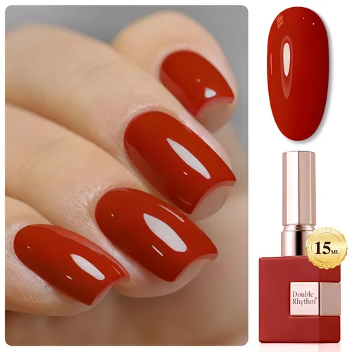 Miniatura 79 de Double Rhythm 15ml de esmalte de uñas en gel, color puro, mismo color, misma botella, esmalte de uñas de remoción para arte de manicura en salón