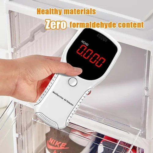 Miniatura 7 de GUDEMAY Caja de almacenamiento de zapatos con tapa frontal, sin montaje, apilable, organizador de zapatos con puerta transparente, estante