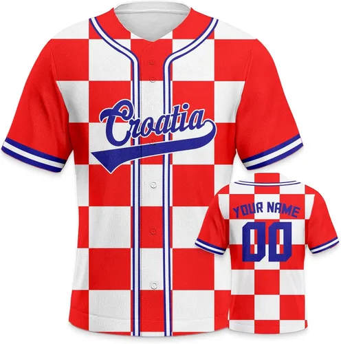 Miniatura 27 de Custom 2026 World Baseball Jersey Sports Shirt for Fans Men Youth Women Gifts Personalize Your Name Number S-6XL España