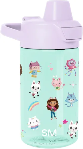 Miniatura 8 de Simple Modern Peppa Pig Botella de Agua Summit de Plástico Tritan para Niños 12 oz Taza Sin BPA con Tapa de Pajita Cubierta a Prueba de Fugas
