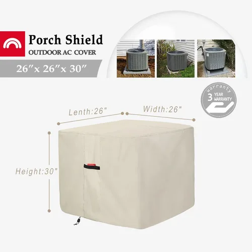 Miniatura 2 de Porch Shield Cubiertas Impermeables para Aire Acondicionado – Cubierta Cuadrada de Servicio Pesado para Aire Acondicionado para Unidades Exteriores