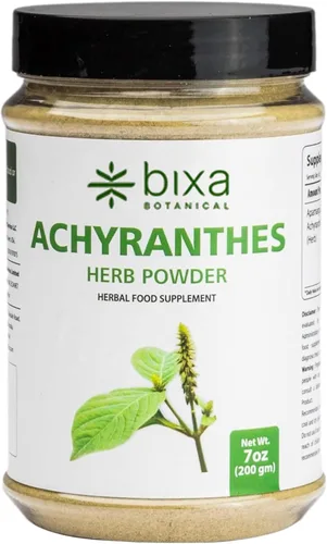 bixa BOTANICAL Achyranthes Aspera Powder | Apamarga - Suplemento de hierbas ayurvédicas | 7 onzas | Sin gluten, sin OMG, tratado al vapor, vegano,