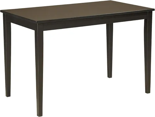 Miniatura 6 de Signature Design - Juego de sillas y mesa de comedor (juego de 2) + mesa rectangular, color marrón oscuro