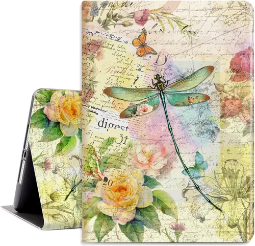 Miniatura 20 de Vimorco Funda para iPad 5ª/6ª Generación de 9.7 pulgadas 2017/2018, para iPad Air 1/2 Funda 2013/2014, Funda de Soporte Ajustable Delgada, Mandala