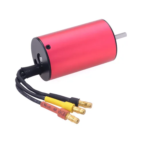 Miniatura 4 de KingVal Reemplazo 2845 2600KV Eje de motor sin escobillas impermeable 0.125 in compatible con 1/14 RC Car