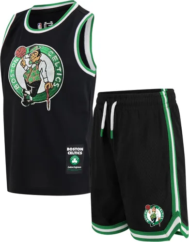 Miniatura 14 de Ultra Game Conjunto de camiseta sin mangas y pantalones cortos de baloncesto oficial de la NBA para niños Negro