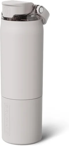 Miniatura 19 de BrüMate Rise - Botella de agua de 18 onzas con popote de silicona cubierto Botella de agua para niños aislada 100% a prueba de fugas Base apta