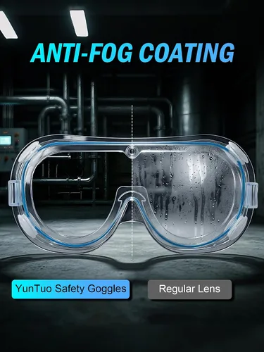 Miniatura 5 de 1 paquete de gafas de seguridad antivaho, gafas de seguridad protectoras, protección para los ojos