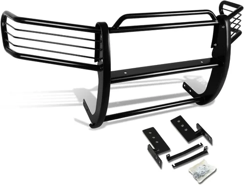DNA MOTORING GRILL-G-059-BK - Protector de rejilla para parachoques delantero, color negro, compatible con Sequoia 01-07