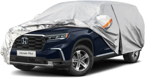 Miniatura 61 de Kayme - Cubierta completa impermeable de 6 capas para automóvil, apta para todo clima, protección para exteriores contra lluvia, rayos ultravioleta