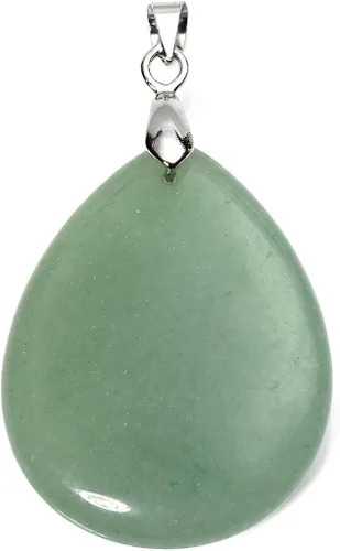 Miniatura 2 de Jovivi Collar con colgante de chakra de piedra curativa de la brújula vikinga chapada en plata 240in
