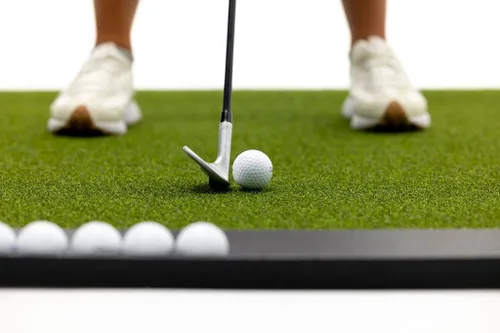Miniatura 9 de Dura-Pro Alfombrilla de golf premium de césped para interiores y exteriores. Bandeja de regalo + 3 tees