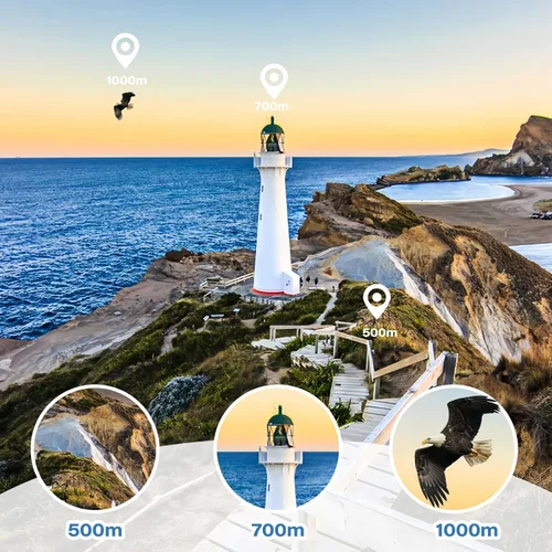 Miniatura 7 de Telescopio monocular de 25 x 50, monoculares para adultos de alta potencia: zoom compacto HD para hombres, regalos geniales con prisma BAK4 y lente