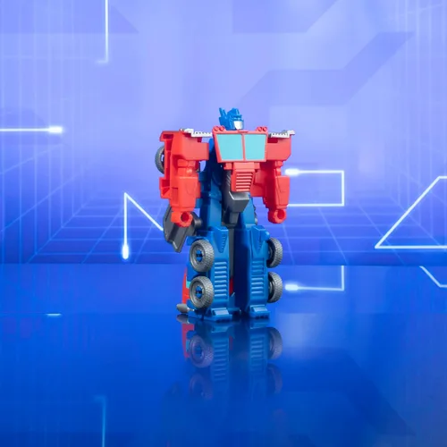 Miniatura 7 de Transformers Toys EarthSpark - Figura de acción de Optimus Prime de 1 paso de 1 paso, juguete robot para edades de 6 años en adelante