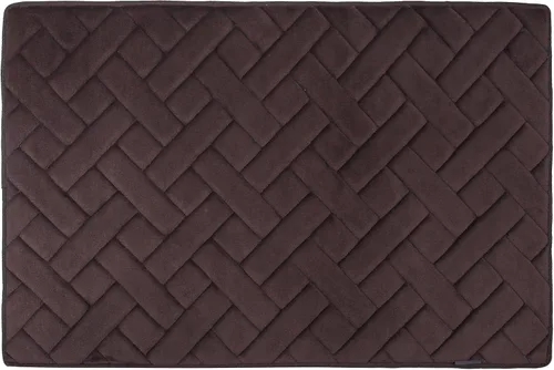 Miniatura 18 de Alfombra decorativa de espuma viscoelástica en espiga - Beige 21 * 34