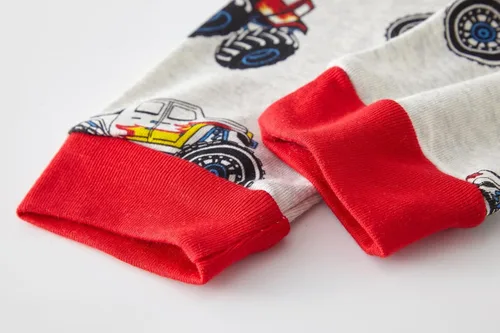 Miniatura 7 de Conjunto de pijama de planeta para niños, 100% algodón, 2 piezas, ropa de dormir de manga larga, conjuntos de ropa de dormir para niños, camisas