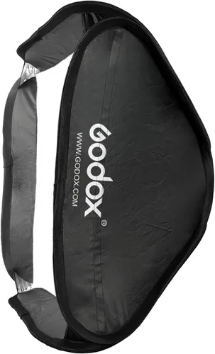 Godox Kit de bolsa de softbox de 19.7 in x 19.7 in para flash de cámara de fotografía de estudio, compatible con montaje Bowens Elinchrom (19.6" x