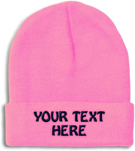 Miniatura 11 de Gorro de invierno para hombres y mujeres, gorro de acrílico con texto personalizado personalizado