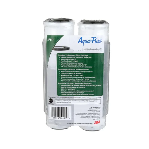 Miniatura 18 de 3M Aqua-Pure AP101T Armazón completo con filtro de agua transparente para toda la casa, ideal para hogares con 1-2 baños, cartucho de inserción