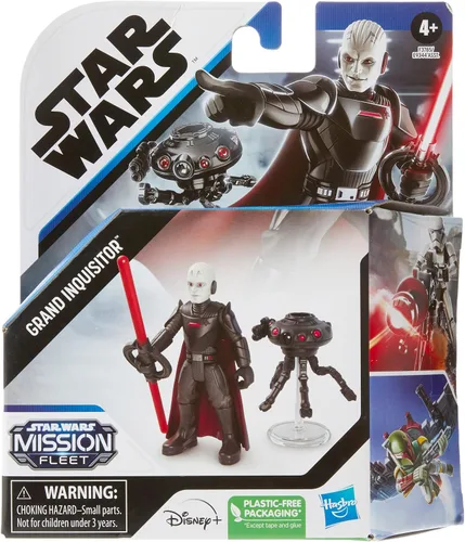 Miniatura 2 de STAR WARS Mission Fleet Gear Class Duel in The Darkness, figura de acción de Grand Inquisitor a escala de 2.5 pulgadas, juguete para niños de 4 años