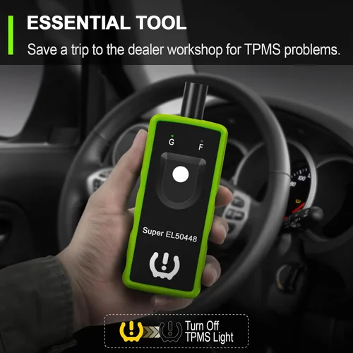 Miniatura 6 de JDIAG Herramienta de aprendizaje 2 en 1 TPMS Super EL50448 para GM y para Ford, herramienta de reset del sensor de presión de neumáticos TPMS