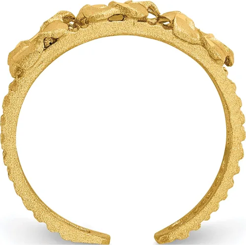 Miniatura 2 de Sweet Pea - Anillo para dedo del pie de oro amarillo de 14 quilates